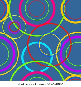 patterns with geometric shapes on a dark background, vector