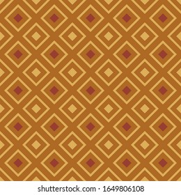 Patterns geometric shapes vintage style. Seamless vector pattern. Vector texture. Elegant luxury brown tone design for wallpapers, backdrops and page fill.
