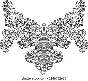 patterns, hand draw. Black vector illustration art