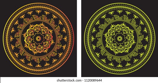 PATTERNS II Green VS Two Tone