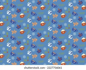 Patterns for illustrations with Christmas motifs.