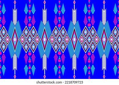 Patterns made of geometric shapes Eastern Ethnic Pattern Design For Fabric Pattern Clothing Pillowcase Blanket Curtain Weaving Weaving Business Wallpaper Background