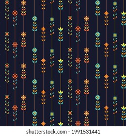 Patrones. Estilo floral geométrico abstracto moderno. Conjunto de ilustraciones vectoriales sobre un motivo floral. Flores, plantas, líneas, formas simples. Perfecto para un afiche, portada o postal.