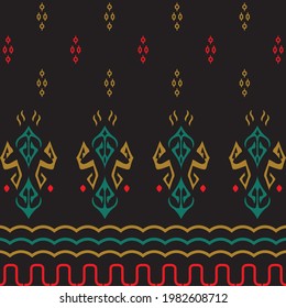 The patterns on the fabric are inspired by Thai silk.