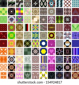 patterns are seamless, can be used for wallpaper, wrapping paper, textiles, background material and other types of applications. 