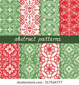 Patterns set with decorative ornament