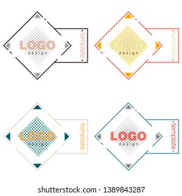 patterns set.Minimalistic design, creative concept, modern diagonal abstract background Geometric element. diagonal lines