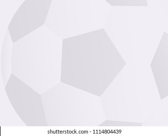 Patterns from a soccer ball. Black and white. Vector illustration.