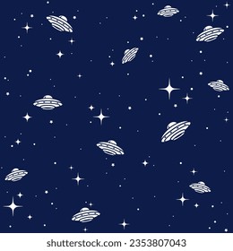 Patterns of space, universe, planets and spaceships, UFOs, seamless images, creative prints, fabric screens. Illustrations or background images of all kinds.
vector work type