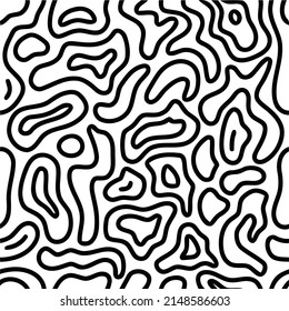 Patterns that don't have a fixed shape are arranged clutteredly