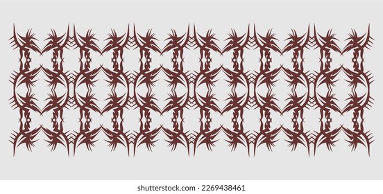 Patterns with unique high art motifs for fabric or other decorations