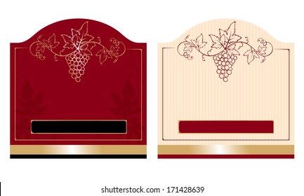 Patterns wine labels
