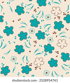 Foral padrão e fundo da textura da flor