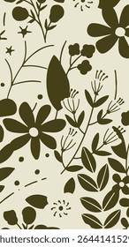 Foral padrão e fundo da textura da flor
