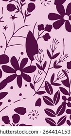 Foral padrão e fundo da textura da flor