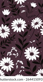 Foral padrão e fundo da textura da flor