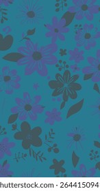 Foral padrão e fundo da textura da flor