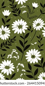Foral padrão e fundo da textura da flor