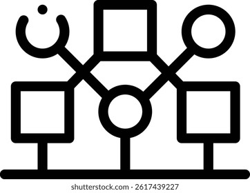 patty icon. Thin Linear Style Design Isolated On White Background