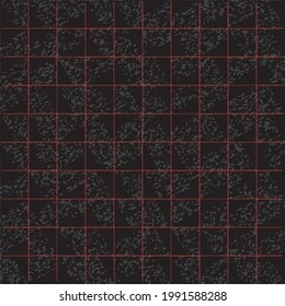 Paul underworld. Abstract tile background. Noise structure with black tile. Vector image