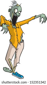 Paul Zombie A cartoon Zombie whose name is Paul. Vector and high resolution jpeg files available.