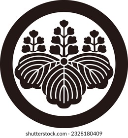 The Paulownia tree crest  symbolizes the Japanese emperor’s family.