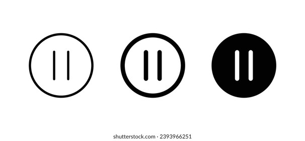 Paus icon set for web and mobile apps