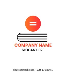 Pause Book Logo Design Concept With Book and Pause Icon Template