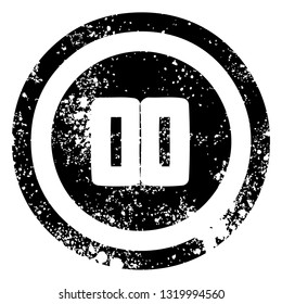 símbolo de icono de pausa