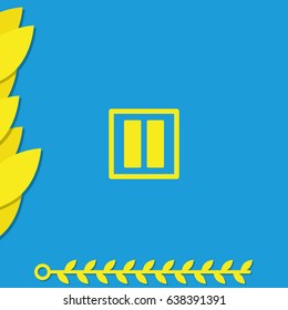 Pause button icon.