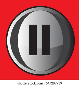 pause button icon color