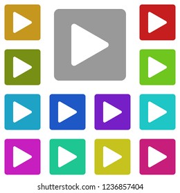 pause button icon in multi color. Simple glyph vector of web set for UI and UX, website or mobile application