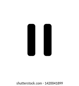 	
Pause button Icon Vector Design Illustration