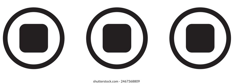 pause button media menu, pause icon vector, in trendy flat style isolated on white background. pause icon image, pause icon illustration
