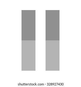 Pause, button, play icon vector image. Can also be used for multimedia. Suitable for use on web apps, mobile apps and print media.