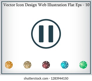 pause button vector icon