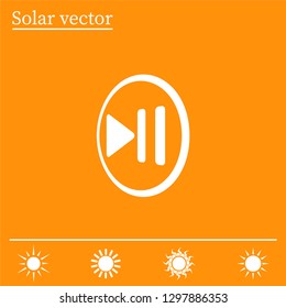 pause button vector icon