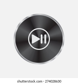 pause button vector icon