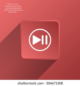 pause button vector icon