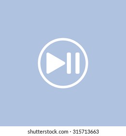 pause button vector icon