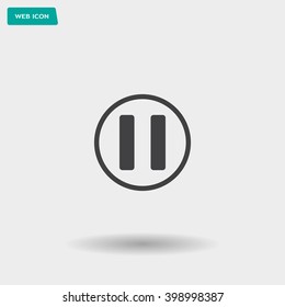 pause button vector icon