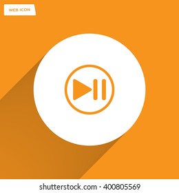 pause button vector icon