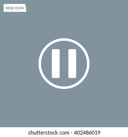 pause button vector icon