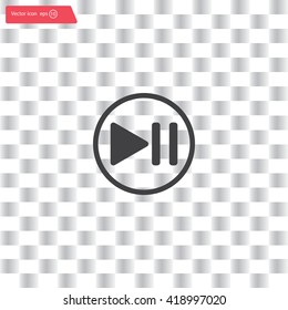 pause button vector icon