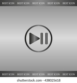 pause button vector icon