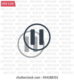 pause button vector icon