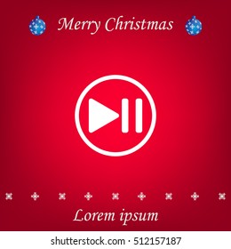 pause button vector icon