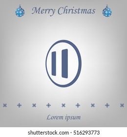 pause button vector icon