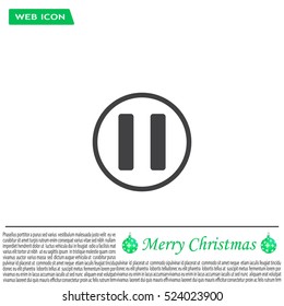 pause button vector icon