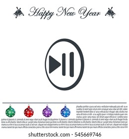 pause button vector icon